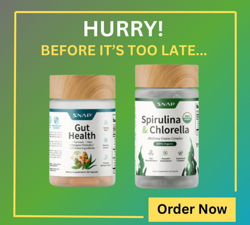 Snap Gut Health and Spirulina & Chlorella Order Now