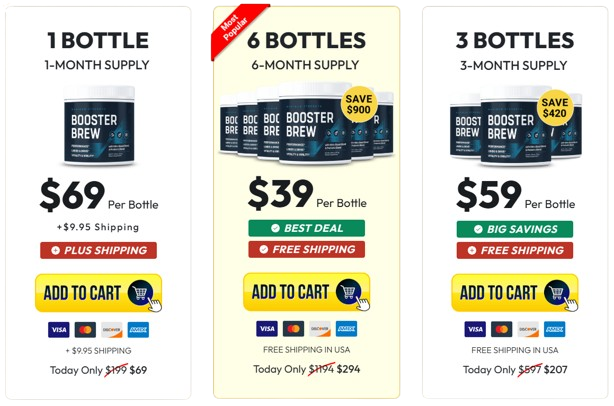 Booster Brew Pricing