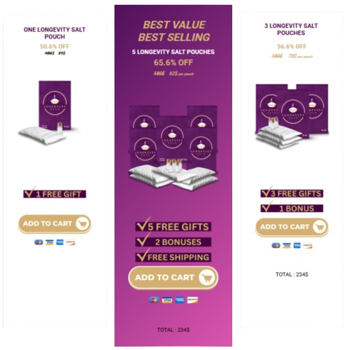 Longevity Salt Pricing